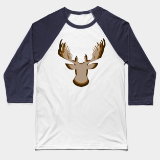 Multi colour stag Baseball T-Shirt